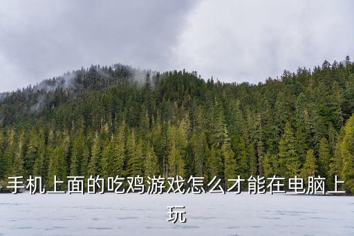 吃鸡手游在电脑上玩怎么样，现在吃鸡手游不是可以在电脑上玩了我该如何操作