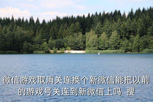 微信游戏取消关连换个新微信能把以前的游戏号关连到新微信上吗  搜