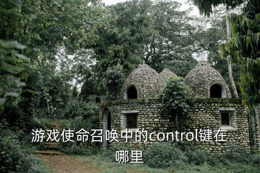 使命召唤手游国际版怎么设置键位，游戏使命召唤中的control键在哪里