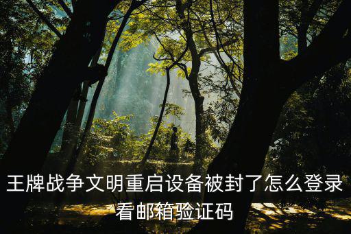 王牌战争文明重启设备被封了怎么登录看邮箱验证码