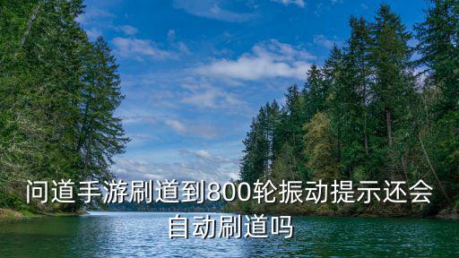 问道手游刷道到800轮振动提示还会自动刷道吗