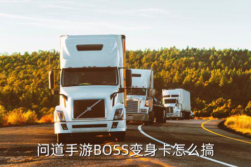 问道手游BOSS变身卡怎么搞