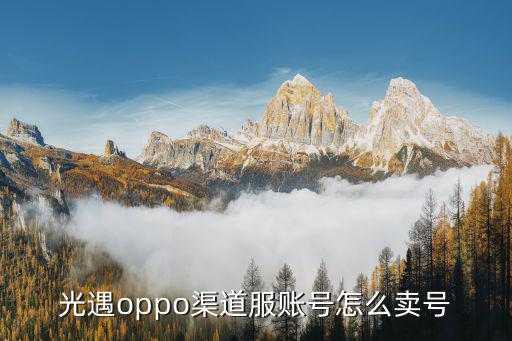 oppo账号的手游怎么卖，光遇oppo渠道服账号怎么卖号