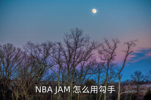 NBA JAM 怎么用勾手