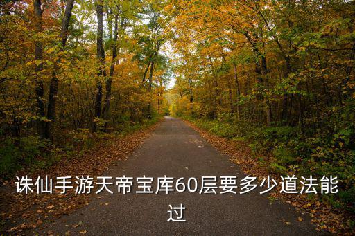 诛仙手游天帝宝库60层要多少道法能过