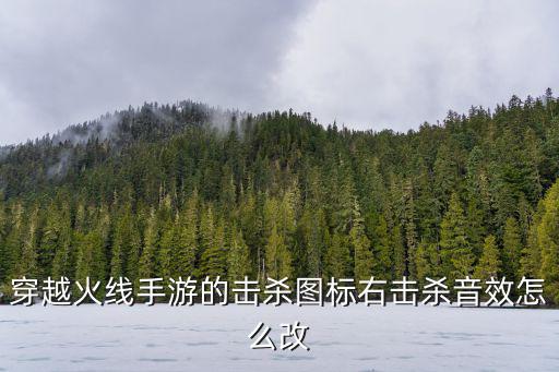 穿越火线手游的击杀图标右击杀音效怎么改