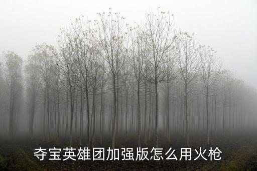 夺宝英雄团加强版怎么用火枪