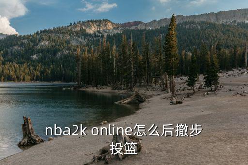 2k手游怎么后撤步投篮，在nba2konline中怎么后撤步跳投