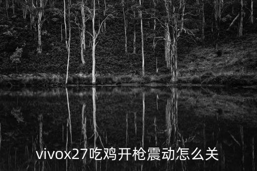 vivox27吃鸡开枪震动怎么关