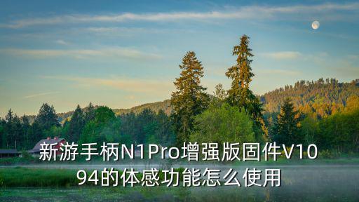 新游手柄N1Pro增强版固件V1094的体感功能怎么使用