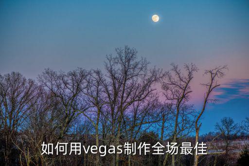 如何用vegas制作全场最佳