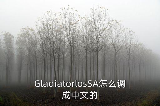 GladiatorlosSA怎么调成中文的