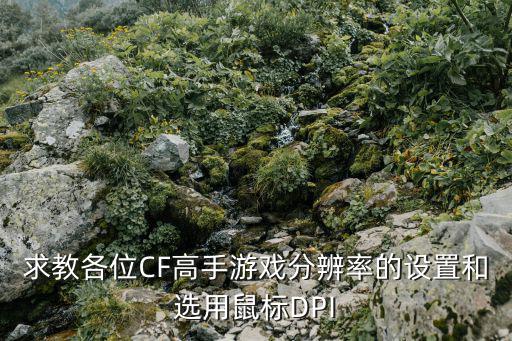 cf手游dpi怎么设置，罗技g302玩cf怎么设置dpi