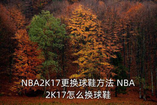 NBA2K17更换球鞋方法 NBA2K17怎么换球鞋