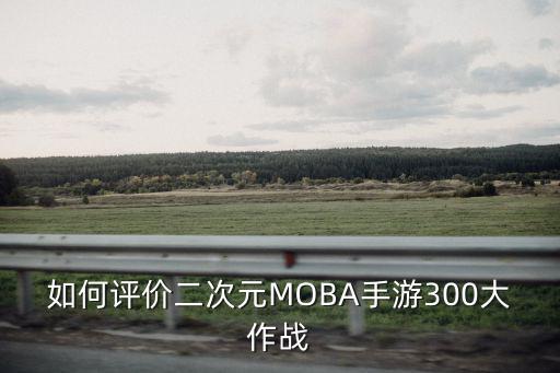 如何评价二次元MOBA手游300大作战