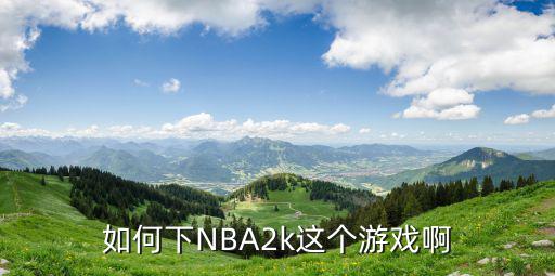 如何下NBA2k这个游戏啊