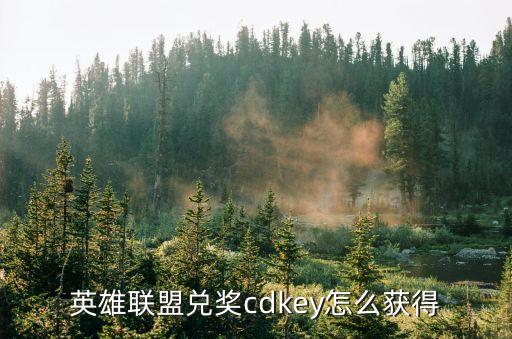 英雄联盟兑奖cdkey怎么获得