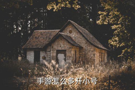 手游怎么多开小号