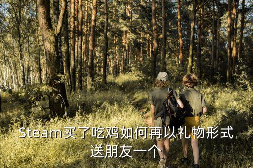 Steam买了吃鸡如何再以礼物形式送朋友一个