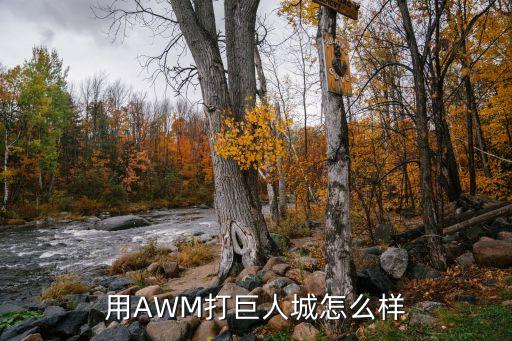 用AWM打巨人城怎么样