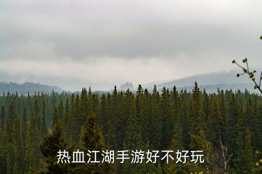 热血江湖手游七杀怎么样，热血江湖这个游戏怎么样