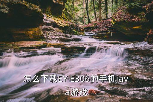 怎么下载EY E306的手机java游戏