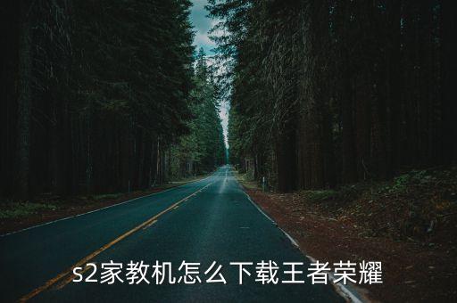 s2家教机怎么下载王者荣耀