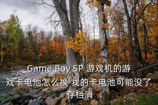 Game Boy SP 游戏机的游戏卡电池怎么换 我的卡电池可能没了 存档消