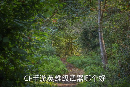 CF手游英雄级武器哪个好