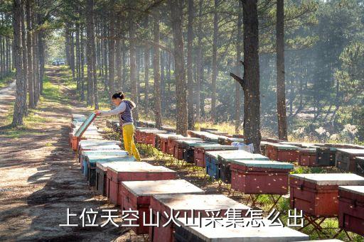 上位天空山火山采集怎么出