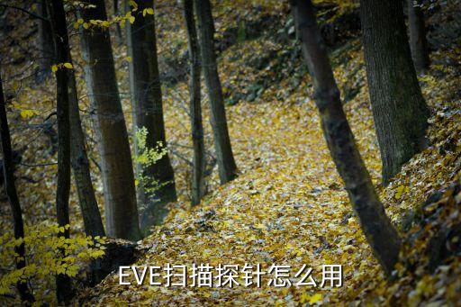 EVE扫描探针怎么用