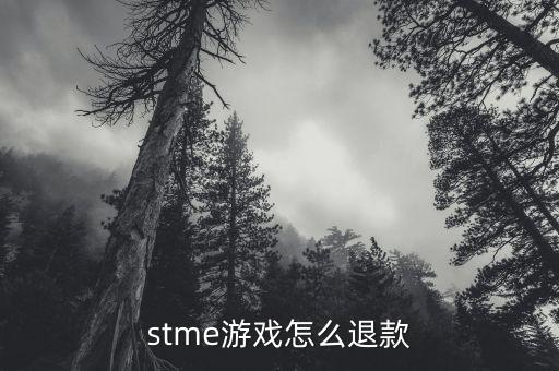 stme游戏怎么退款