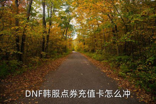 DNF韩服点券充值卡怎么冲