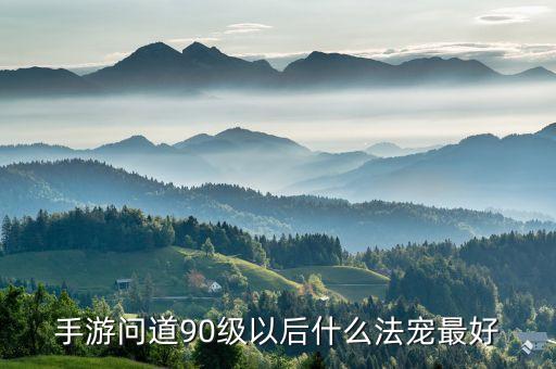 手游问道90级以后什么法宠最好