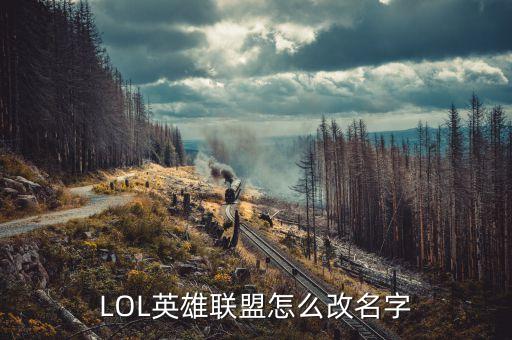 LOL英雄联盟怎么改名字