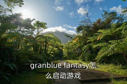 granblue fantasy怎么启动游戏