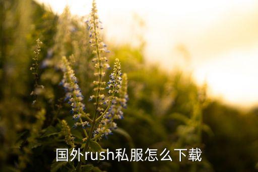 国外rush私服怎么下载