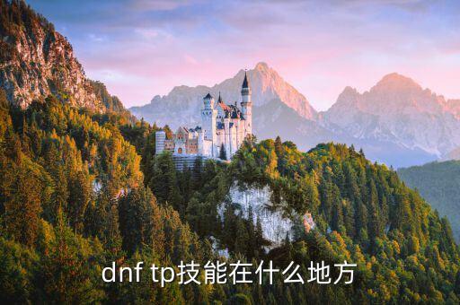 dnf tp技能在什么地方