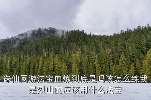 诛仙手游烈山锻体炼神功法怎么选，诛仙游戏 谁给介绍个烈山的加点方案