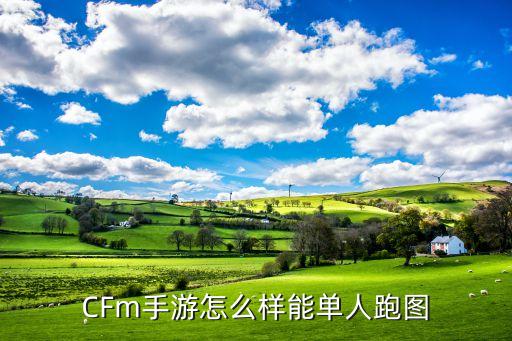 CFm手游怎么样能单人跑图